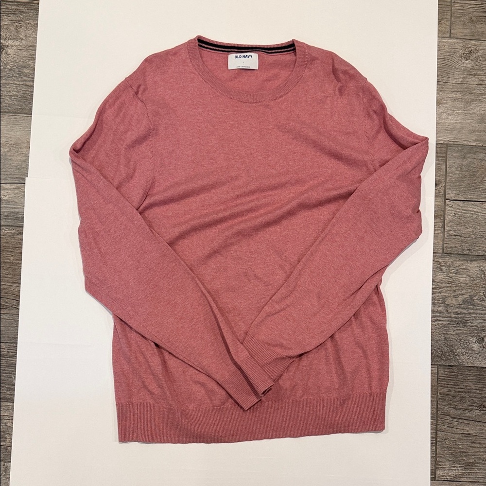 Old Navy Men's Rose Crewneck Sweater